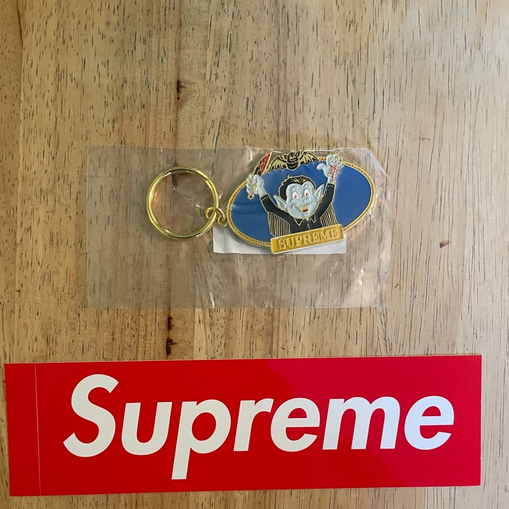 Supreme vampire boy keychain